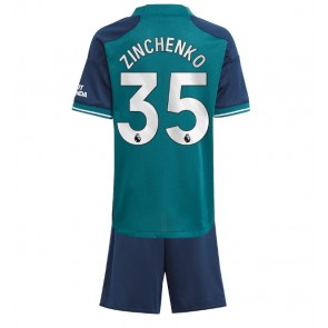 Arsenal Oleksandr Zinchenko #35 Rezervni Dres za Dječji 2023-24 Kratak Rukavima (+ kratke hlače)